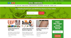 Desktop Screenshot of natural-homeremedies.com